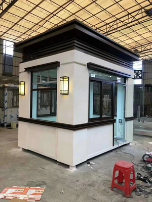 真石漆钢制岗亭